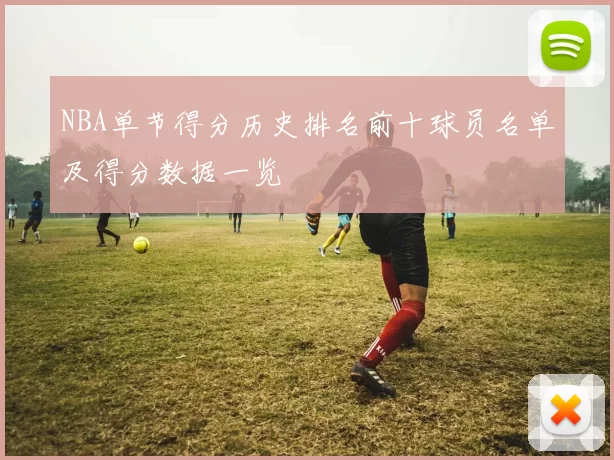 NBA单节得分历史排名前十球员名单及得分数据一览