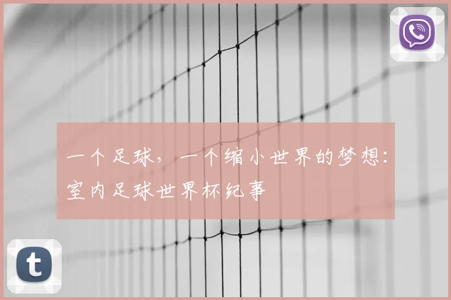 一个足球，一个缩小世界的梦想：室内足球世界杯纪事