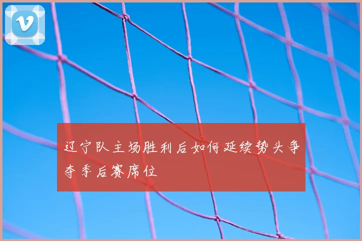 辽宁队主场胜利后如何延续势头争夺季后赛席位